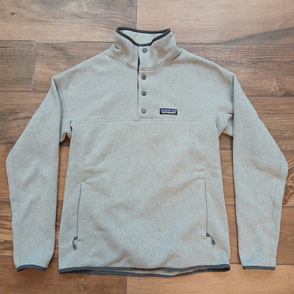Patagonia Better Sweater Marsupial Womens Small Gray Hiking Outdoors STY26010